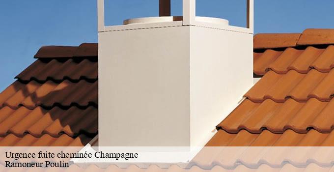 Urgence fuite cheminée  champagne-28410 Ramoneur Poulin