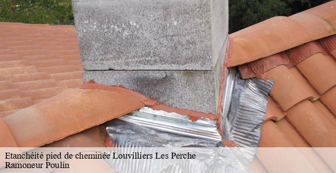 Etanchéité pied de cheminée  louvilliers-les-perche-28250 Ramoneur Poulin